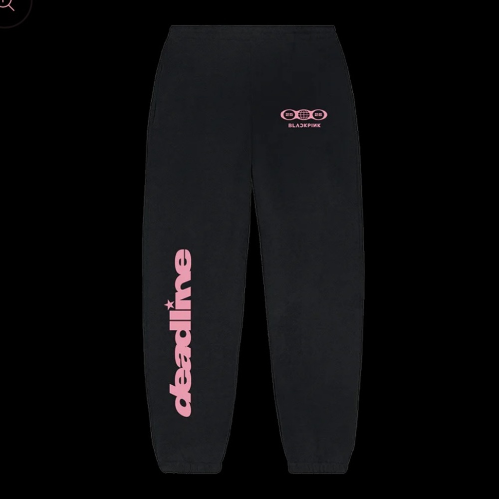 BLACKPINK Sweatpants Black - LA DEADLINE TOUR 25